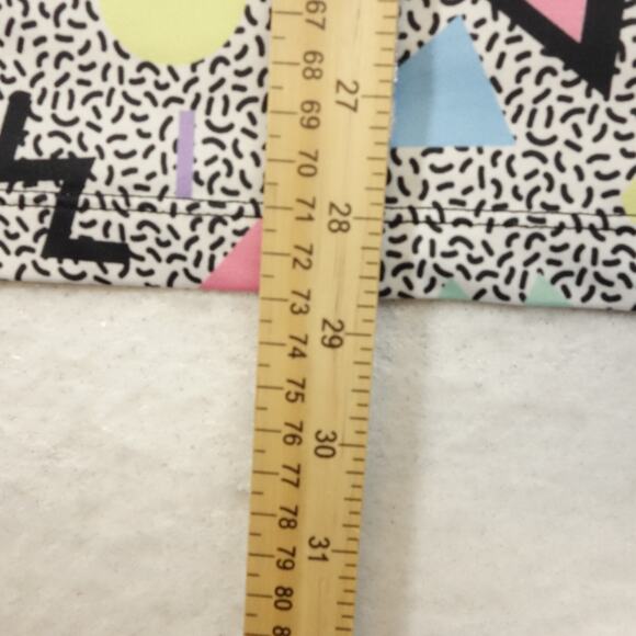 Bad Birdie Polo Shirt Mens Medium Multicolor Abstract All Over Print Golf 80s 90 - Picture 10 of 11